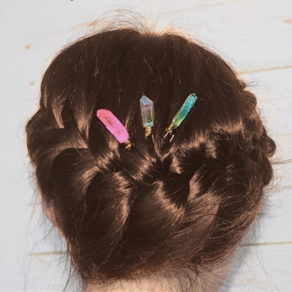 🎉Bohemian crystal hair Pin 1pcs - Picture 2 of 5